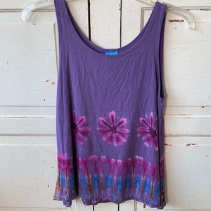 Super soft tie dye tank